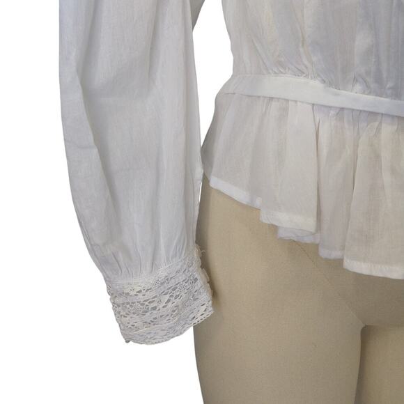Mes Demoiselles Candice Top Size S 34 Edwardian Victorian Vintage Style Blouse - Picture 5 of 11
